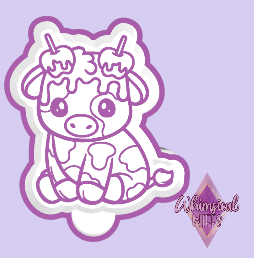 Caramel apple cow Mold