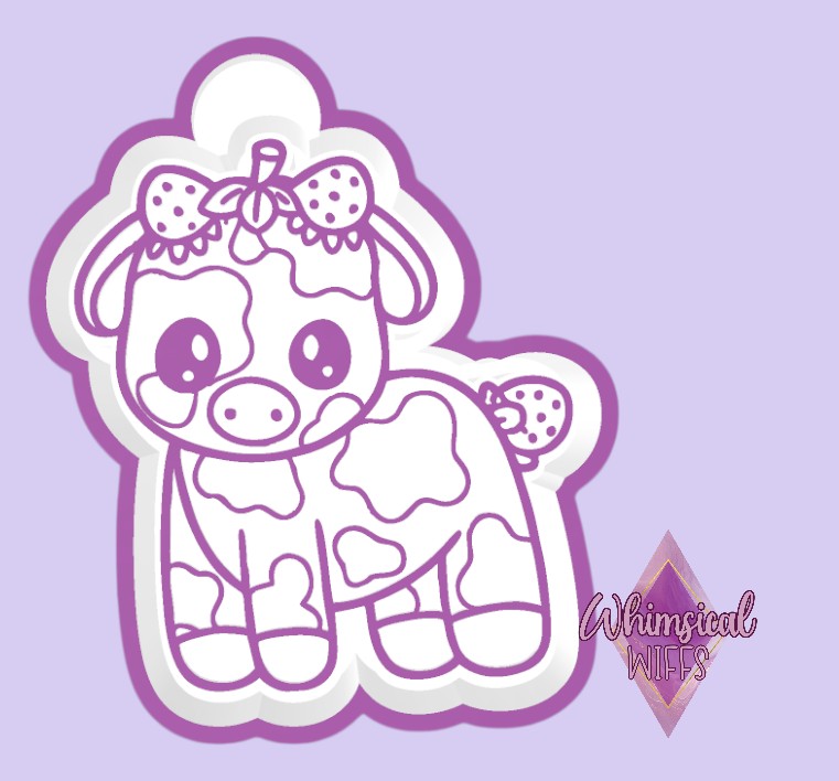 Strawberry Cow Mold