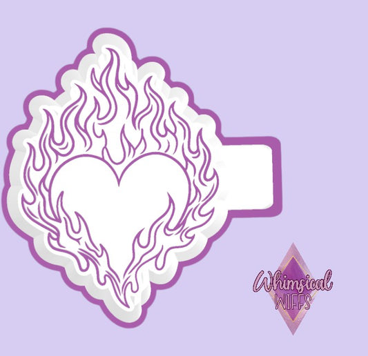 Flaming Heart Mold