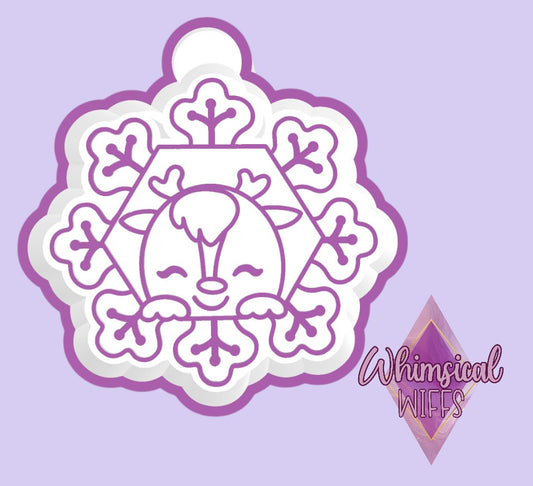 Deer Snowflake Mold