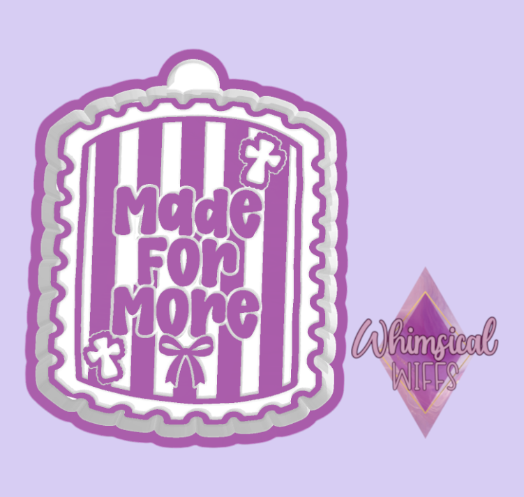 Made for More Striped Stamp Mold