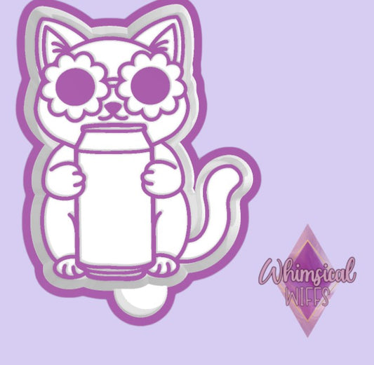 Cat with Can Mold