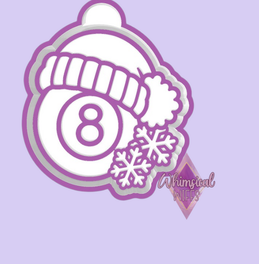 Christmas 8 Ball Beanie Mold