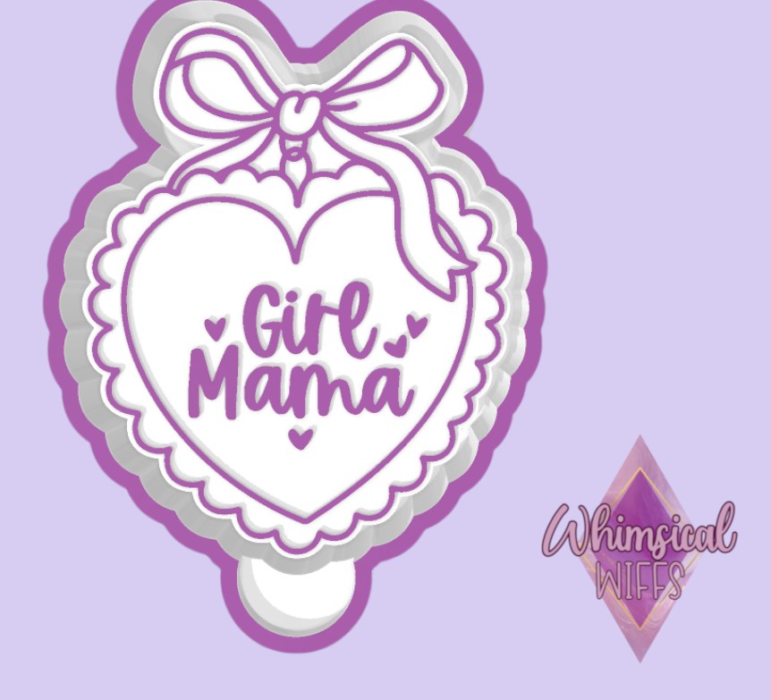 Girl Mama Locket Mold
