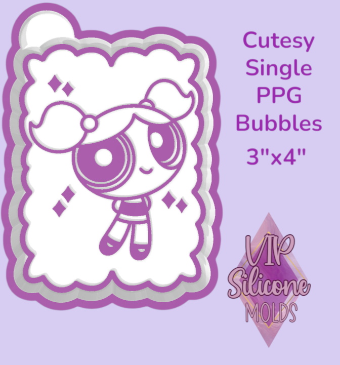 Cutesy Frame Bubbles Mold