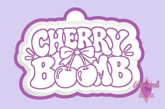 Cherry Bomb design for a silicone freshie mold