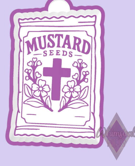 Mustard Seed design for a silicone freshie mold