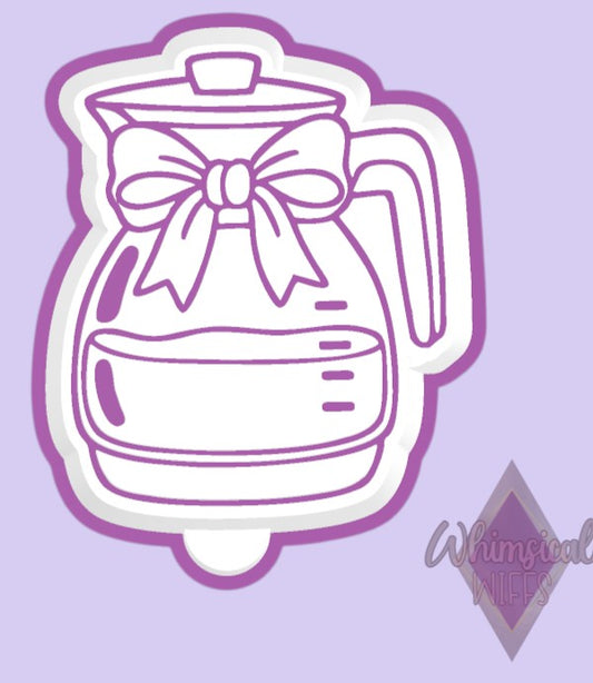 Carafe with Bow design for a silicone freshie mold
