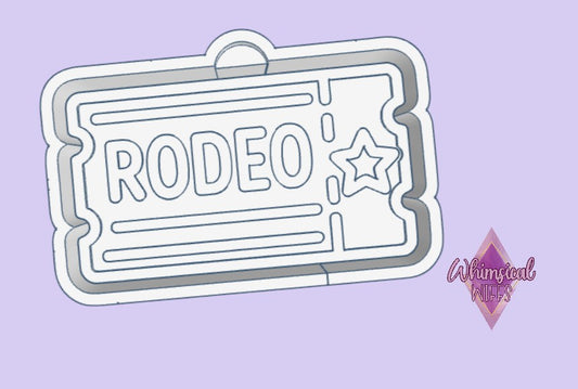 Rodeo Ticket Stub Mold