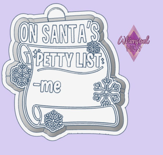 santa's petty list Mold