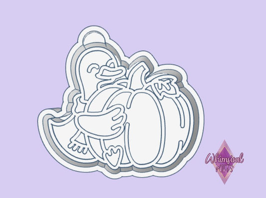 Duck with pumpkin Mold