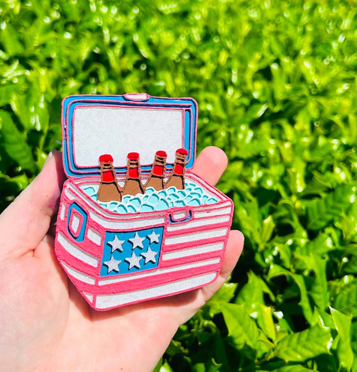 American Flag Cooler Freshie