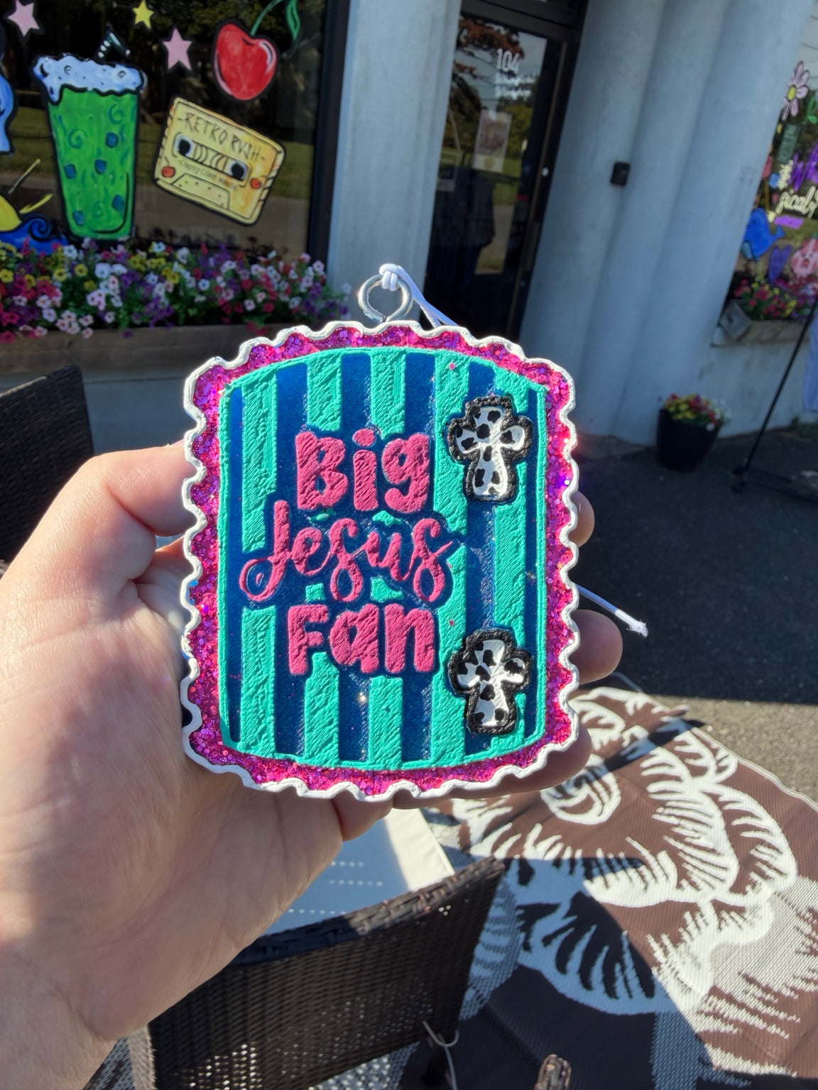 Big Jesus Fan made to order freshie