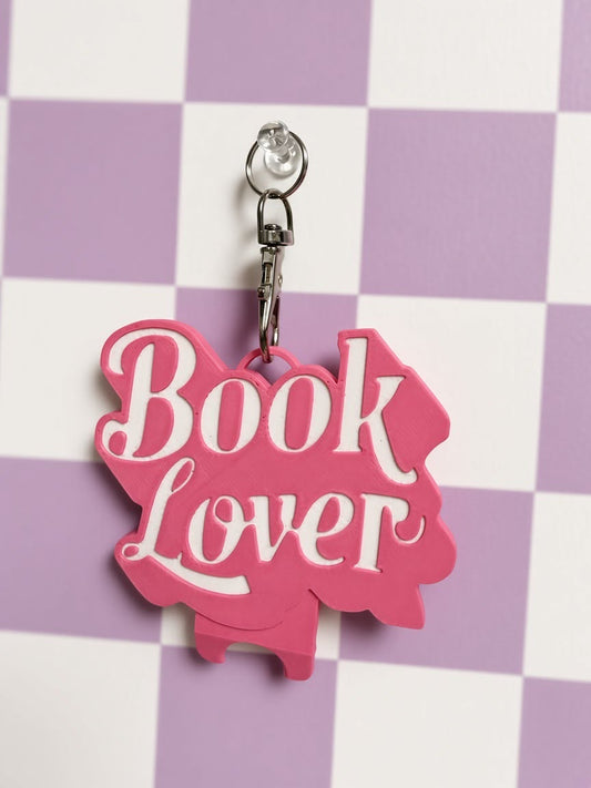 Book Lover nail saver with keychain clip
