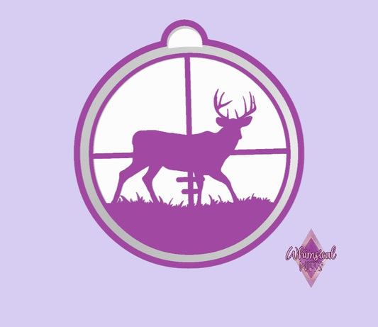 Buck in crosshairs Mold