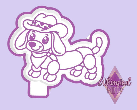 Cowboy Balloon Dog Mold