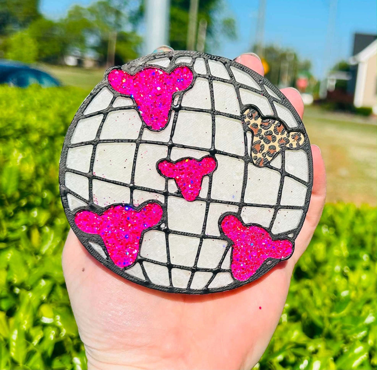 Cowhead Disco Ball Freshie