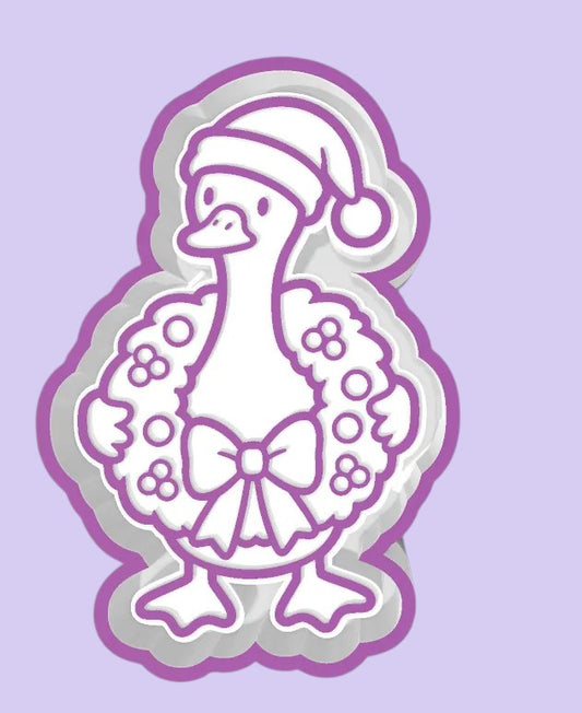 Goose W Wreath Mold