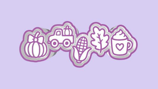 Charm- Pumpkin Truck Set
