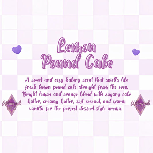 Lemon Pound Cake Prescented Aroma Beads