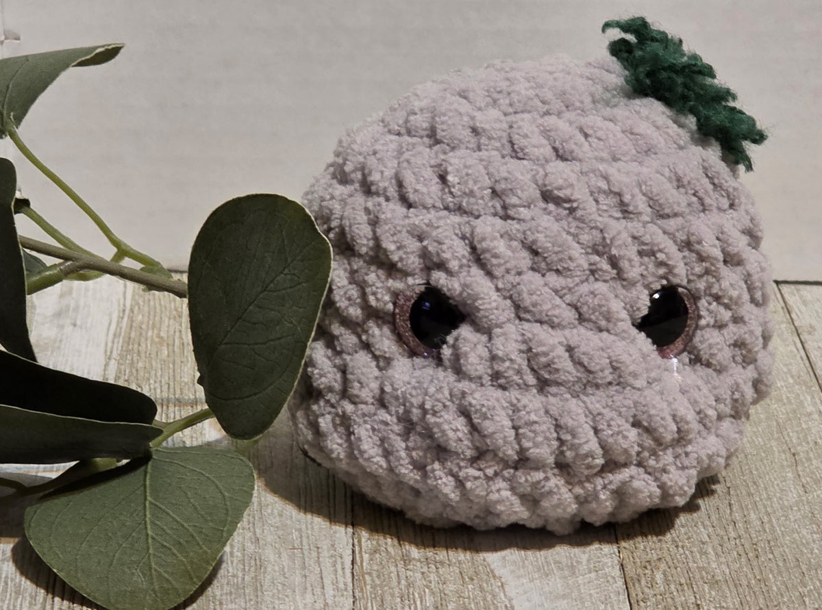 Mort the Pet Rock crocheted plush by Crochet by MyissaG