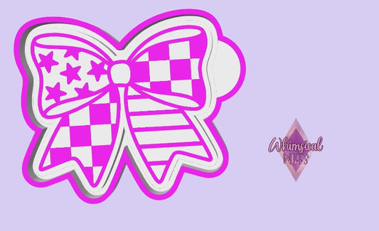 Stars & Stripes Bow Mold