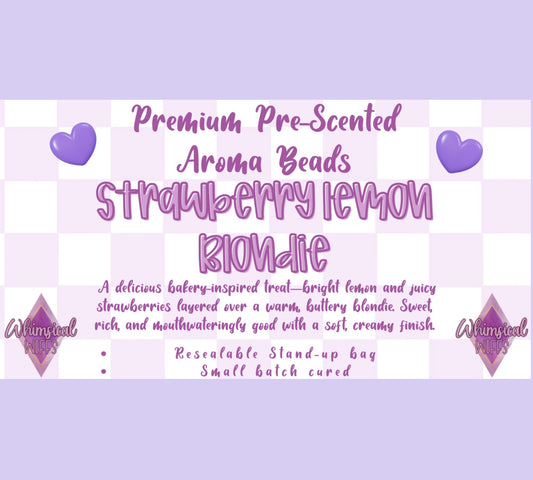 Strawberry Lemon Blondie Prescented Aroma Beads