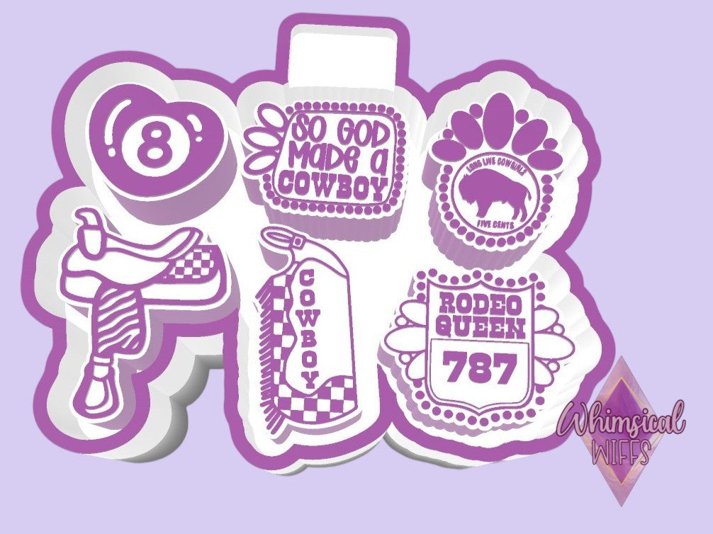 Western Itty Bitties Charm Mold Set