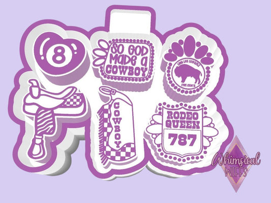 Western Itty Bitties Charm Mold Set