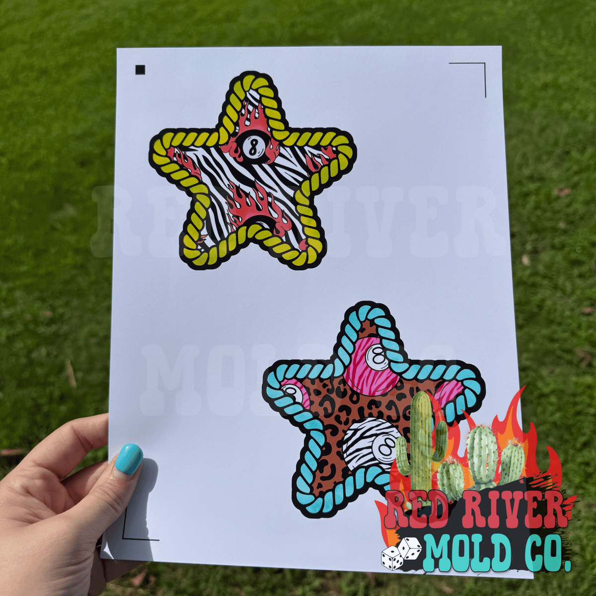 Whimsical Wiffs lasso star cardstock grab bag (10 ct)